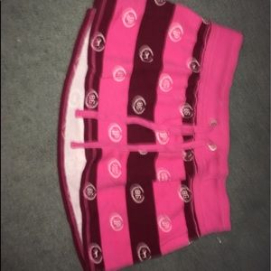 vs pink skirt size small towel like material